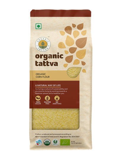 ORGANIC TATTVA Organic Corn Flour 500g