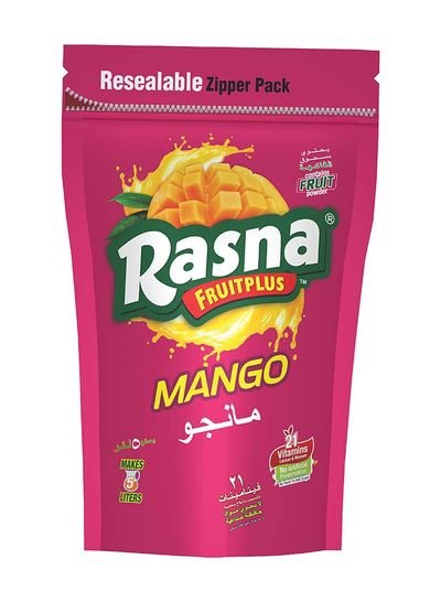 Rasna Fruitplus Instant Drink Powder Mango 400g