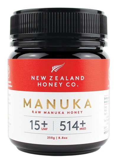 NEW ZEALAND HONEY CO. Raw Manuka Honey UMF 15+/MGO 514+ 250g