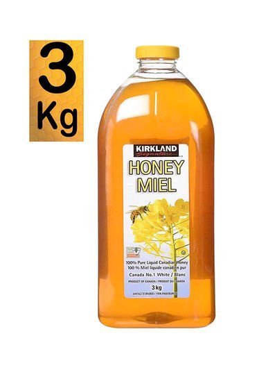 Kirkland Signature Natural Honey Miel 100% Pure Liquid  Classic 3kg