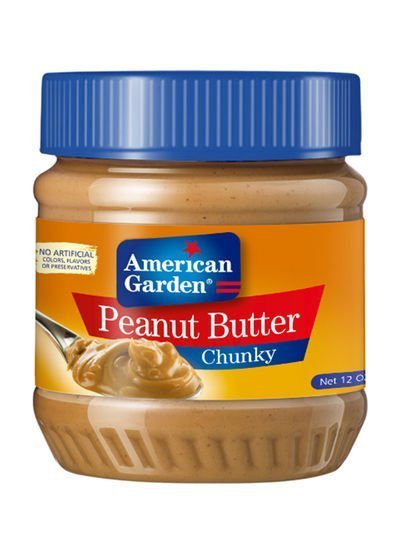 American Garden Chunky Peanut Butter 12ounce