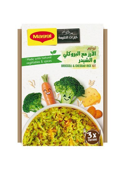Maggi Broccoli And Cheddar Rice Meal Kit 210g