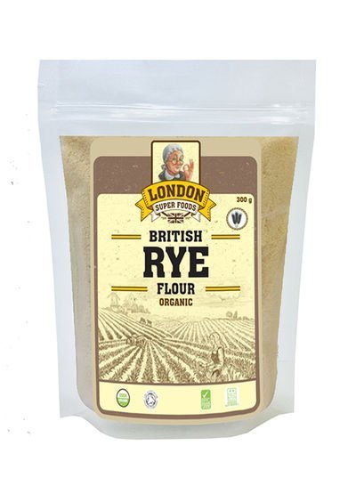 London Super Food British Organic Rye Flour 300g