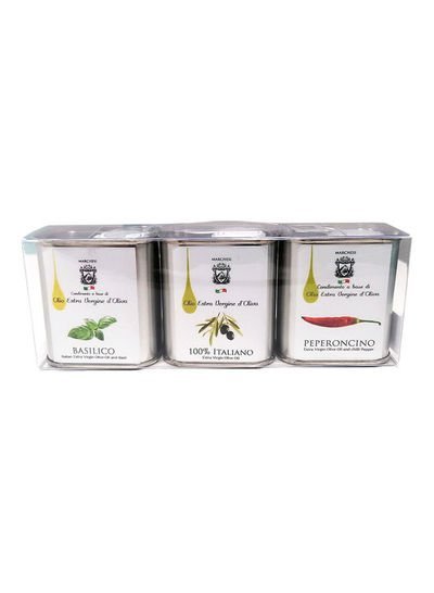 MARCHESI Olive Oils Tins In Assorted Flavours 450ml Pack of 3
