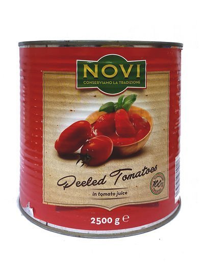 NOVI Peeled Tomatoes In Tomato Juice 2500g