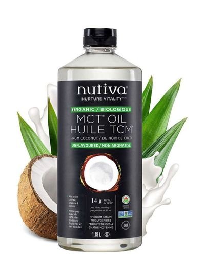 Organic MCT Oil For Keto Diet  Coconut 1.18liter Pack of 1