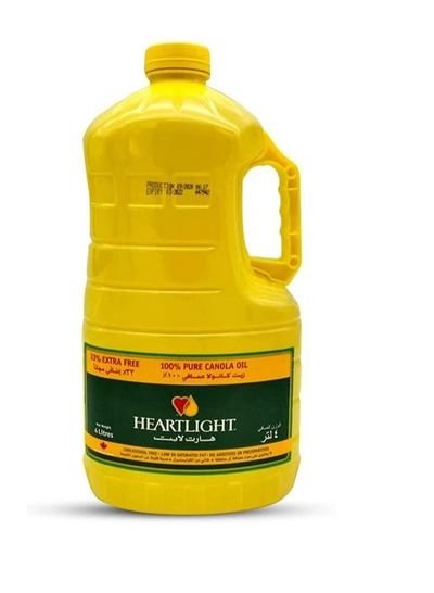 Heart Light Pure Canola Oil 4liters  Single