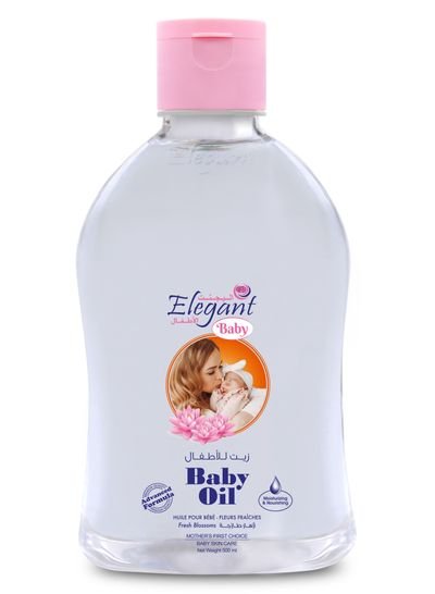 Elegant Elegant Baby Oil Fresh Blossom 500ml With Advanced Formula