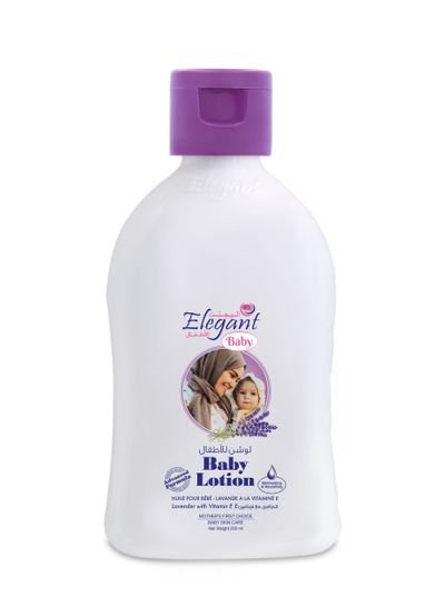 Elegant Elegant Baby Lotion Lavender 200ml Advanced Formula to Moisturize and Nourish