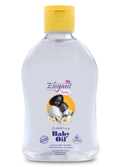 Elegant Elegant Baby Oil Camomile 500ml With Advanced Formula