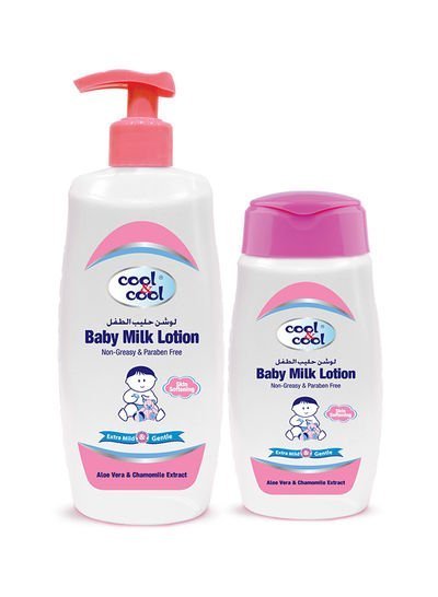 cool & cool Baby Milk Lotion 500ml + 250ml Free