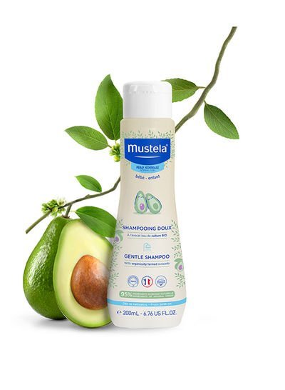 Mustela Gentle Baby Shampoo With Organically Farmed Avocado, 200ml