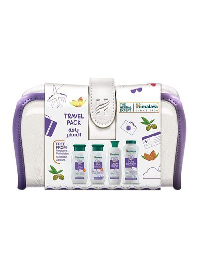 Himalaya Baby Care Easy Travel Pack (with Baby Shampoo, Baby Lotion, Baby Powder and Baby Bath)