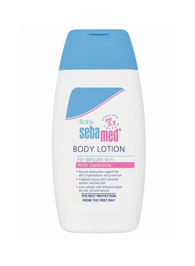 Sebamed Baby Body Lotion For Delicate With Camomile Sansitive Skin, Paraben Free, Moisturizing Free – 200Ml