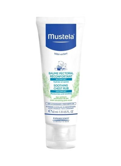 Mustela Soothing Chest Rub for Baby, 40ml