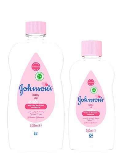 Johnson’s Baby Oil, 500ml + 200ml Free