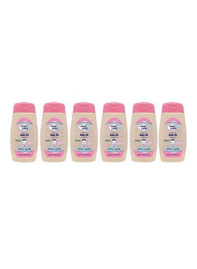 cool & cool Pack of 6 Baby Oil 60ml