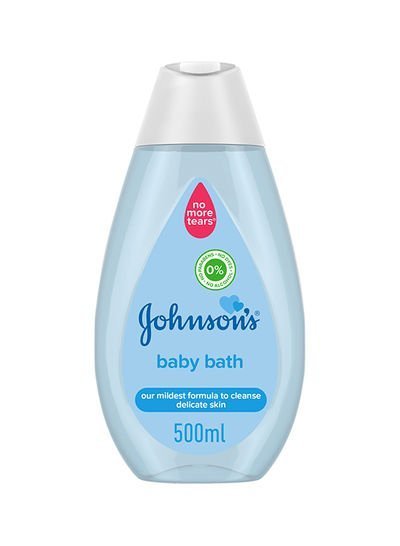 Johnson’s Mildest Formula Baby Bath For Gently Cleanse Delicate Skin, Hypoallergenic And Ph Balanced, 500Ml