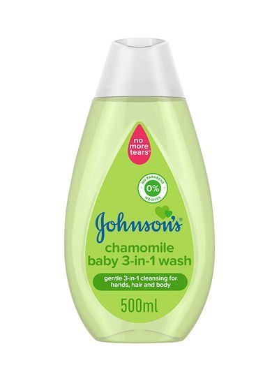 Johnson’s Baby 3-In-1 Wash, Chamomile, 500ml