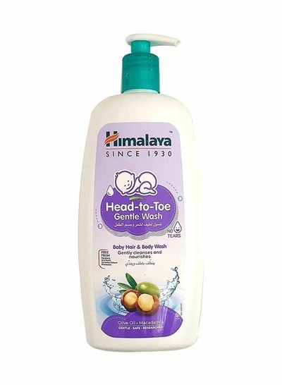 Himalaya Head To Toe Gentle Wash With Pump Dispenser, 800 Ml – Gentle Cleansing And Nourishes