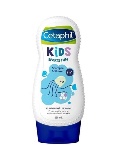 Cetaphil Kids Boys 2 In 1 Sports Fun Shampoo & Shower Gel