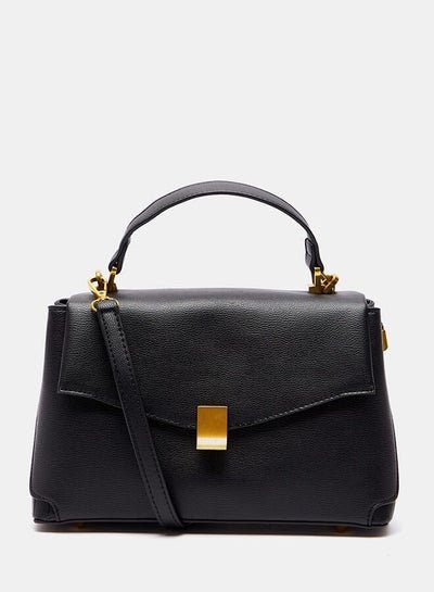 Oaklan by Shoexpress Textured Satchel Bag With Detachable Strap