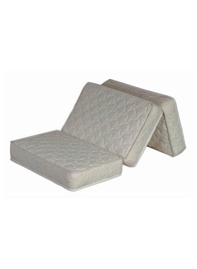 Comfy Medicated Quilted Folding Mattress White Single