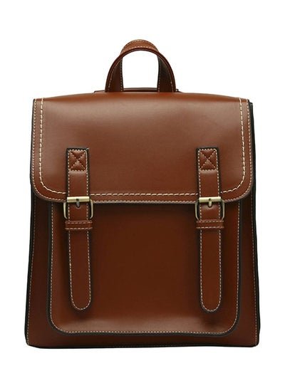 EHOME PU Leather Shoulder Bag Brown