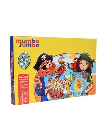 mumbo Jumbo Foldable 2-In-1 Pirate Snake And Ladder Ludo Flying Chess Game 2 Players