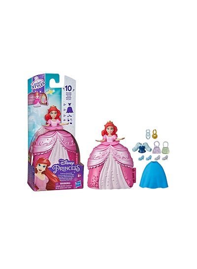 Disney Secret Styles Fashion Surprise Ariel Mini Doll Playset Toy for Girls 1cm