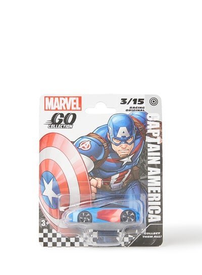 MARVEL Diecast Racing Single Pack 3-Inch – Captain America 15cm