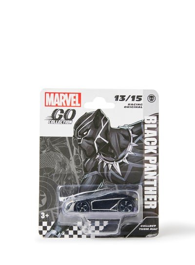 MARVEL 3-Inch Diecast Racing Car, Single Pack  – Black Panther 15cm