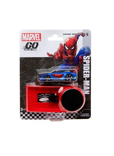 MARVEL 3-Inch Spiderman Diecast Launcher Set 13.5x4x17cm