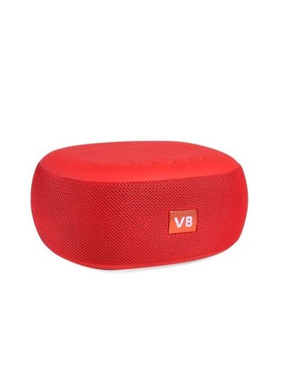 Generic Wireless Bluetooth Speaker With TF Card Slot and Phone Holder Stereo Subwoofer Red