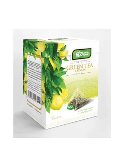 GAP GAP Green Tea& Lemon Herbal Tea 12 pcs