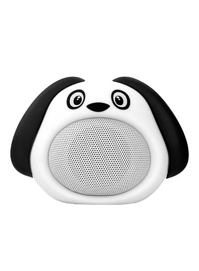 PROMATE Cute Dog Design Portable Wireless Kid’s Bluetooth Speaker White/Black