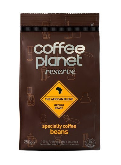 Coffee Planet African Blend Whole Bean Coffee 250g