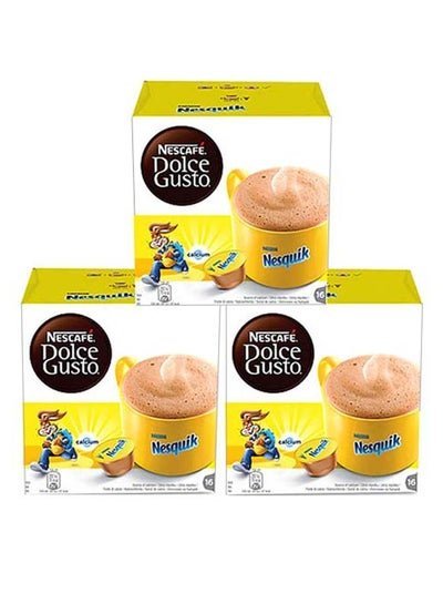 NESCAFE Dolce Gusto Coffee Capsules Nesquick 256g Pack of 3