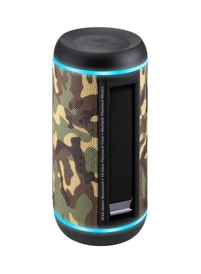 PROMATE Silox-Pro Bluetooth Speaker Power Bank Camouflage