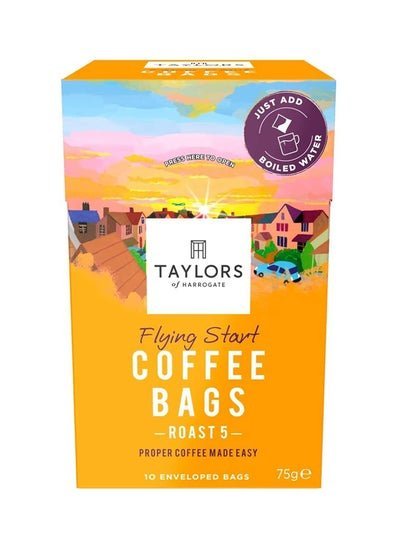 Taylors of Harrogate Flying Start 10 Coffee Bags 75g