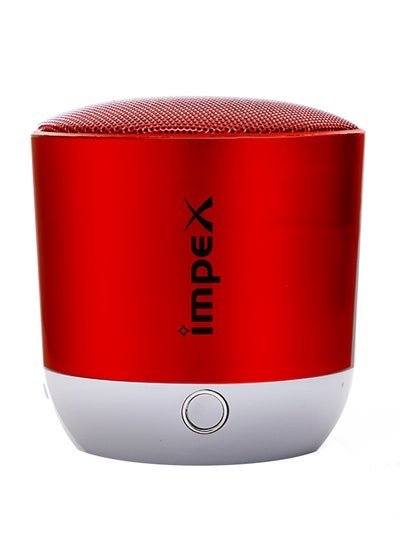 Impex Portable Bluetooth Speaker Red