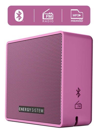Energy Sistem Music Box 1+ (Portable Bluetooth Speaker, 5W, microSD MP3, FM Radio, Audio-In) Grape