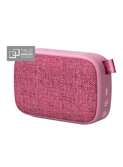 Energy Sistem Fabric Box 1+ Trend (Portable Bluetooth v5.0 Speaker, TWS, 6 W, USB & microSD, MP3 player, FM Radio) Grape