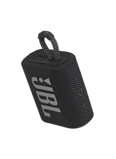 JBL GO 3 Portable Bluetooth Speaker Black