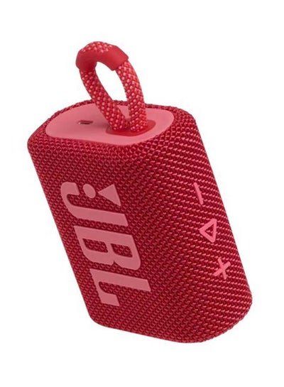 JBL GO 3 Portable Bluetooth Speaker Red