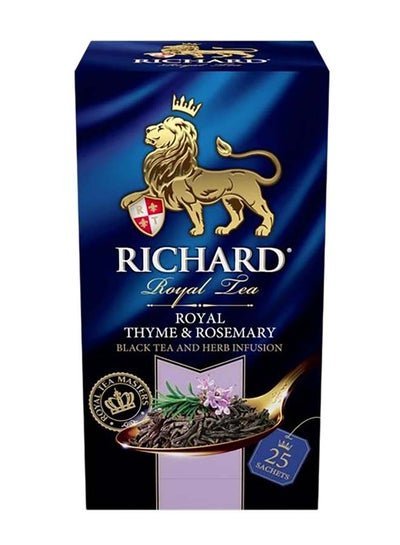 RICHARD Envelope Royal Thyme And Rosemary 25 Teabags 50g