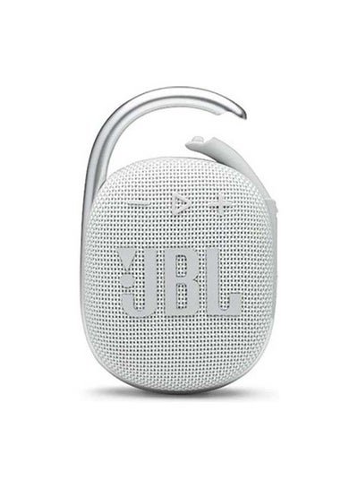 JBL Clip 4 Portable Bluetooth Speaker White