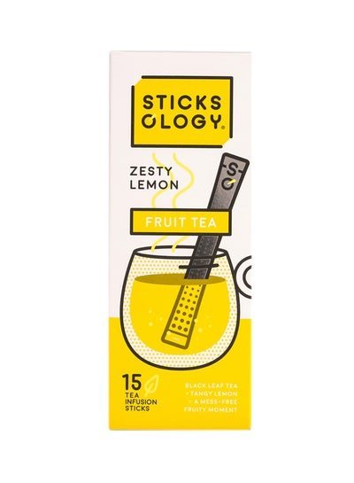 STICKSOLOGY Zesty Lemon Tea 15 Sticks 37.5g