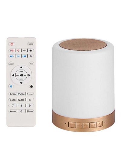 Intag Smart Touch LED Lamp Bluetooth Quran Speaker With Remote White