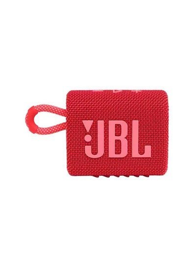 JBL Go 3 Portable Bluetooth Speaker Red